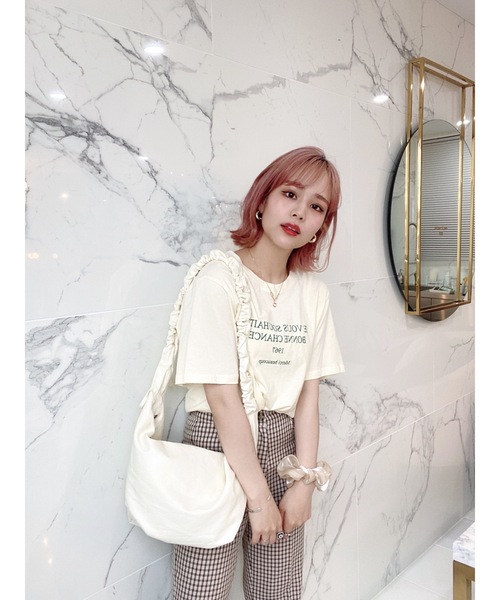 JUMELLE（ジュメロ）の「メッセージT（Tシャツ/カットソー・レディース・クリーム・FREE）」の9枚目の写真