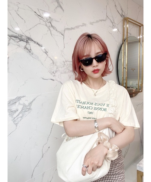 JUMELLE（ジュメロ）の「メッセージT（Tシャツ/カットソー・レディース・クリーム・FREE）」の10枚目の写真