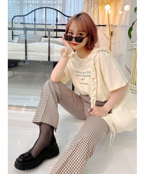 JUMELLE（ジュメロ）の「メッセージT（Tシャツ/カットソー・レディース・クリーム・FREE）」の11枚目の写真