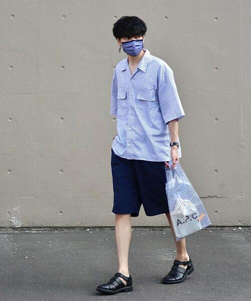 green label relaxing by 風早ゆうた（グリーンレーベルリラクシングバイカゼハヤユウタ）の「【ZOZO限定】＜風早ゆうた（WEARISTA）×green label relaxing＞L/T ツータック ショーツ セットアップ 可能（その他パンツ・メンズ・ネイビー/オリーブ/ベージュ・L/M）」の10枚目の写真