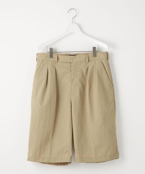 green label relaxing by 風早ゆうた（グリーンレーベルリラクシングバイカゼハヤユウタ）の「【ZOZO限定】＜風早ゆうた（WEARISTA）×green label relaxing＞L/T ツータック ショーツ セットアップ 可能（その他パンツ・メンズ・ネイビー/オリーブ/ベージュ・L/M）」の8枚目の写真