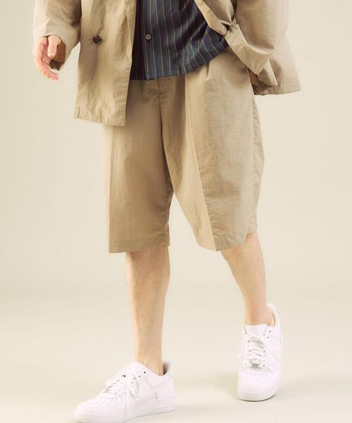 green label relaxing by 風早ゆうた（グリーンレーベルリラクシングバイカゼハヤユウタ）の「【ZOZO限定】＜風早ゆうた（WEARISTA）×green label relaxing＞L/T ツータック ショーツ セットアップ 可能（その他パンツ・メンズ・ネイビー/ベージュ/オリーブ・L/M）」の10枚目の写真