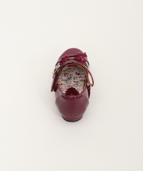 axes femme（アクシーズファム）の「リボン付Ｔストラップパンプス（パンプス・キッズ・ワイン/ブラック・LARGE/X-LARGE/MEDIUM）」の22枚目の写真