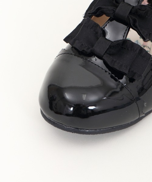 axes femme（アクシーズファム）の「リボン付Ｔストラップパンプス（パンプス・キッズ・ワイン/ブラック・LARGE/X-LARGE/MEDIUM）」の13枚目の写真