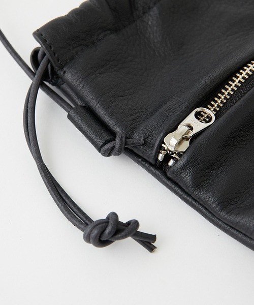 mormyrus（モルミルス）の「【MORMYRUS】ポーチショルダー/別注カラーあり（ショルダーバッグ・レディース・ブラック/ベージュ・FREE）」の10枚目の写真