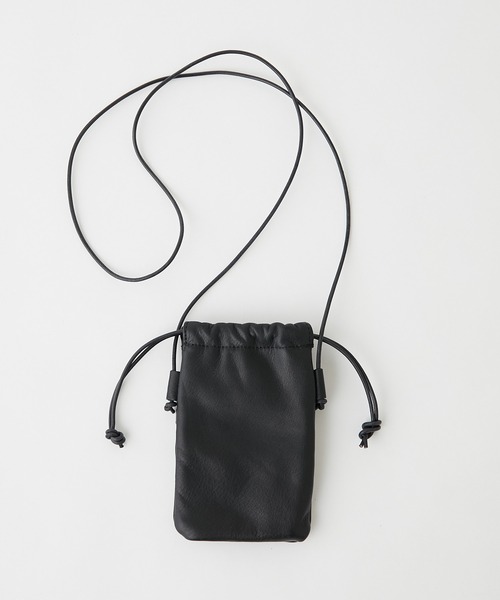 mormyrus（モルミルス）の「【MORMYRUS】ポーチショルダー/別注カラーあり（ショルダーバッグ・レディース・ブラック/ベージュ・FREE）」の12枚目の写真