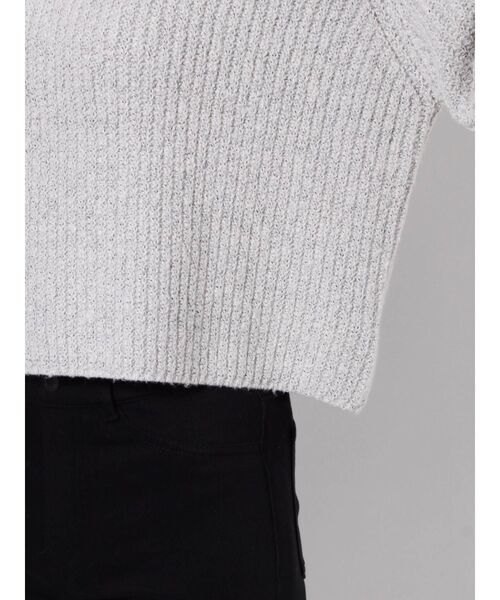 EMODA（エモダ）の「ワイドロールニット（ニット/セーター・レディース・ホワイト/グレー/イエロー・FREE）」の19枚目の写真