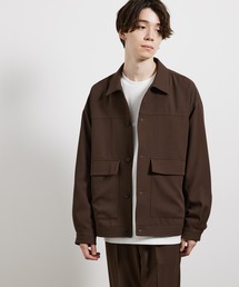 JUNRED | 【ソフトタッチカルゼ】BIGブルゾン/セットアップ対応(ブルゾン)