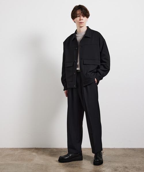 JUNRED(ジュンレッド)の「ソフトカルゼBIGブルゾン(ブルゾン・メンズ・ブラウン/ブラック/オフホワイト・M/L/S)」の17枚目の写真