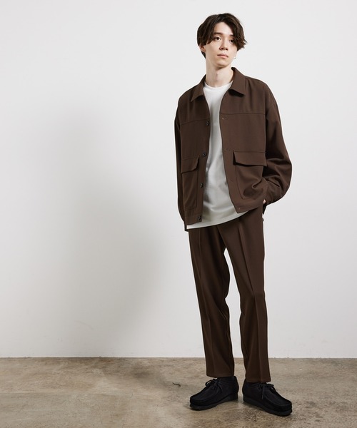 JUNRED(ジュンレッド)の「ソフトカルゼBIGブルゾン(ブルゾン・メンズ・ブラウン/ブラック/オフホワイト・M/L/S)」の22枚目の写真