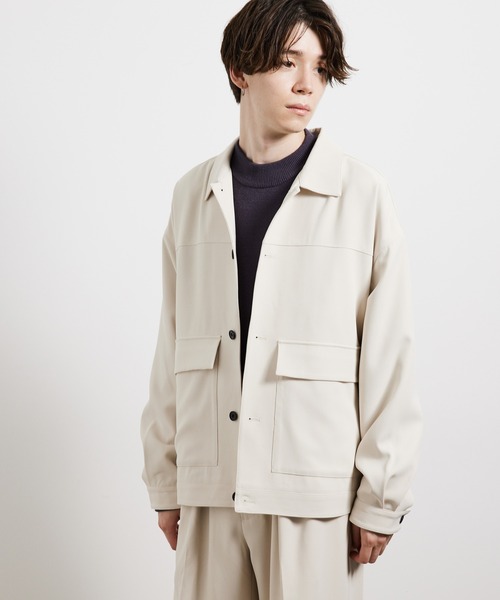 JUNRED(ジュンレッド)の「ソフトカルゼBIGブルゾン(ブルゾン・メンズ・ブラウン/ブラック/オフホワイト・M/L/S)」の20枚目の写真