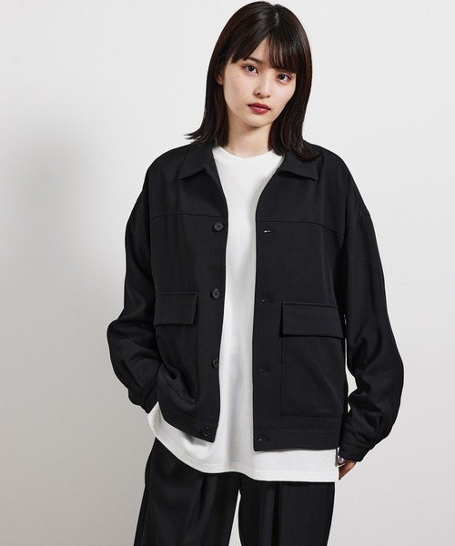 JUNRED(ジュンレッド)の「ソフトカルゼBIGブルゾン(ブルゾン・メンズ・ブラウン/ブラック/オフホワイト・M/L/S)」の10枚目の写真