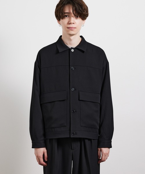 JUNRED(ジュンレッド)の「ソフトカルゼBIGブルゾン(ブルゾン・メンズ・ブラウン/ブラック/オフホワイト・M/L/S)」の5枚目の写真