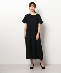 earth music&ecology | レーヨンリネンフレアワンピース ＊(ワンピース)