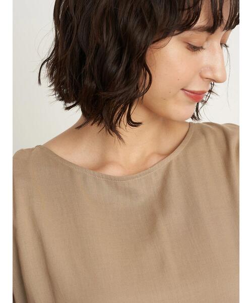 earth music&ecology(アースミュージックアンドエコロジー)の「レーヨンリネンフレアワンピース *(ワンピース・レディース・ブラック/ベージュ/ミント/ラベンダー・FREE)」の9枚目の写真