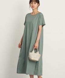 earth music&ecology | レーヨンリネンフレアワンピース ＊(ワンピース)