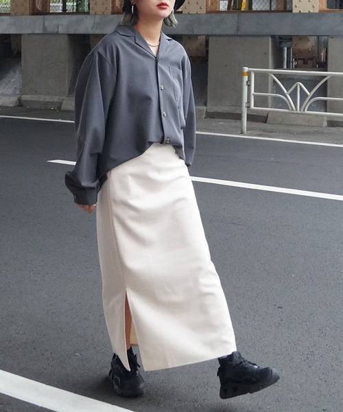 179/WG(イチナナキュウダブルジー)の「アニマルグラフィックシャツ(シャツ/ブラウス・レディース・チャコールグレー/ベージュ・MEDIUM)」の4枚目の写真