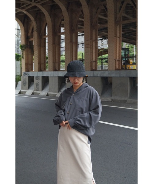 179/WG(イチナナキュウダブルジー)の「アニマルグラフィックシャツ(シャツ/ブラウス・レディース・チャコールグレー/ベージュ・MEDIUM)」の12枚目の写真