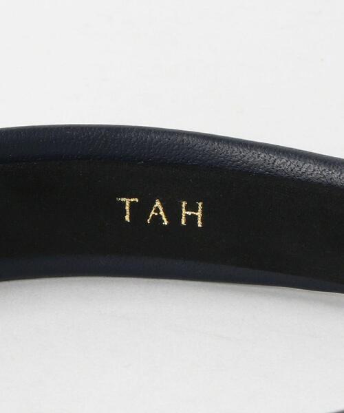 green label relaxing(グリーンレーベルリラクシング)の「<TAH(ター)> フェイクレザー バンド < Select by EMMEL REFINES >(カチューシャ・レディース・ベージュ/ネイビー/ブラック・FREE)」の7枚目の写真