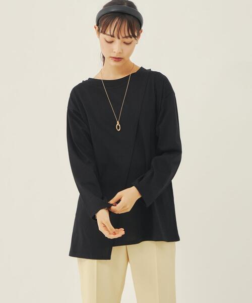 green label relaxing(グリーンレーベルリラクシング)の「<TAH(ター)> フェイクレザー バンド < Select by EMMEL REFINES >(カチューシャ・レディース・ベージュ/ネイビー/ブラック・FREE)」の9枚目の写真