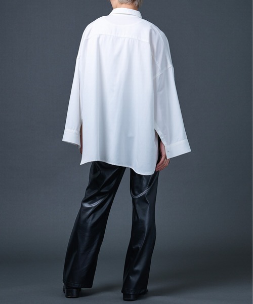 Ellno Loset（エルノロゼット）の「サイドジップビーガンレザーパンツ（その他パンツ・メンズ・ブラック・MEDIUM/LARGE）」の16枚目の写真