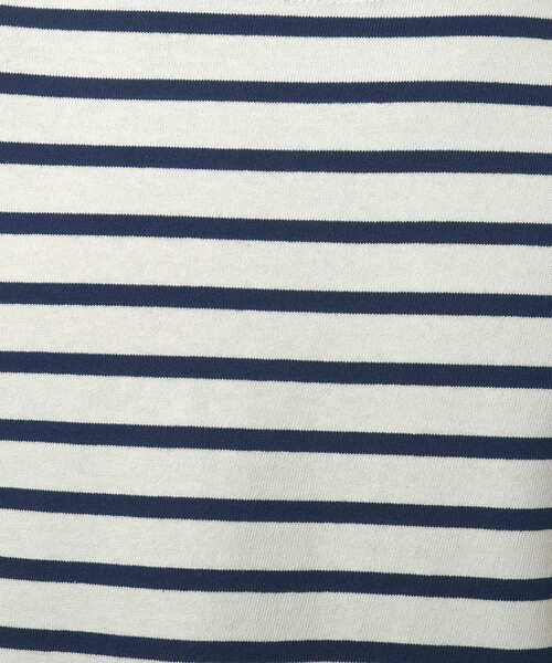 BASECONTROL（ベースコントロール）の「◆HORIZON DREAM ビッグシルエット バスクシャツ ボーダーロンT（Tシャツ/カットソー・メンズ・ライトブルー/ブラック/ダークグリーン/アイボリー/グレー系その他/ブラック系/アイボリー系/ネイビー系・03/02）」の11枚目の写真