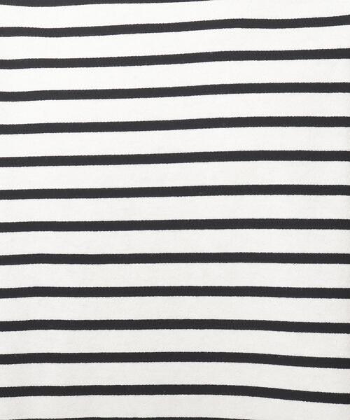 BASECONTROL（ベースコントロール）の「◆HORIZON DREAM ビッグシルエット バスクシャツ ボーダーロンT（Tシャツ/カットソー・メンズ・ライトブルー/ブラック/ダークグリーン/アイボリー/グレー系その他/ブラック系/アイボリー系/ネイビー系・03/02）」の13枚目の写真