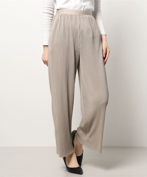 rps（アールピーエス）の「カットプリーツパンツ（その他パンツ・レディース・ピンク/グレイッシュベージュ/グリーン/ダークグリーン/チャコールグレー/パープル/ブラック/オレンジ/モカ/ライトベージュ・M）」の13枚目の写真