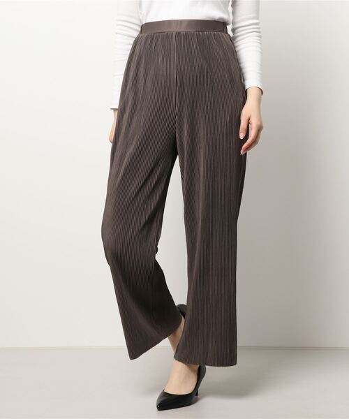 rps（アールピーエス）の「カットプリーツパンツ（その他パンツ・レディース・ピンク/グレイッシュベージュ/グリーン/ダークグリーン/チャコールグレー/パープル/ブラック/オレンジ/モカ/ライトベージュ・M）」の15枚目の写真