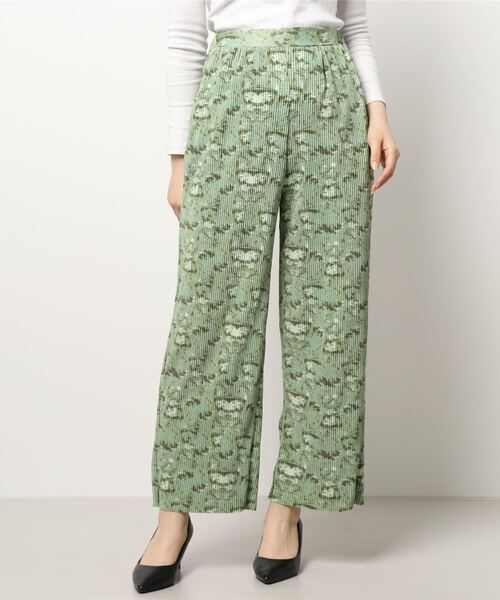 rps（アールピーエス）の「カットプリーツパンツ（その他パンツ・レディース・ピンク/グレイッシュベージュ/グリーン/ダークグリーン/チャコールグレー/パープル/ブラック/オレンジ/モカ/ライトベージュ・M）」の16枚目の写真