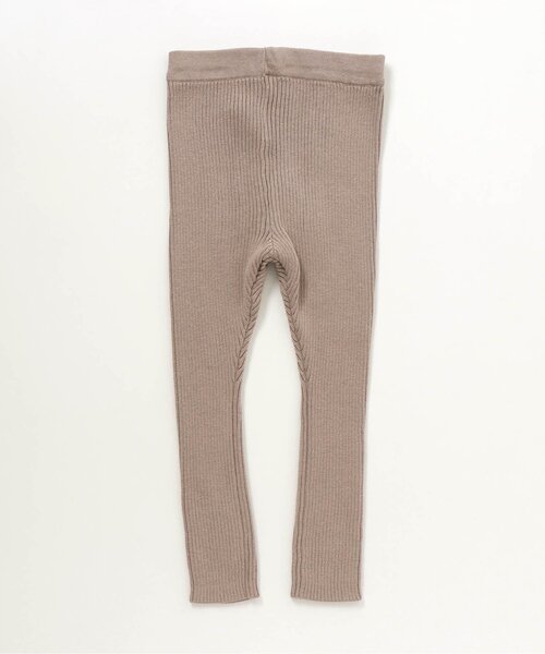 apres les cours（アプレレクール）の「リブニットレギンス 9分丈（レギンス/スパッツ・キッズ・ベージュ/チャコール/アイボリー/ブラウン・110/80/130/90/100/120）」の18枚目の写真