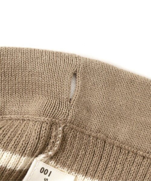 apres les cours（アプレレクール）の「リブニットレギンス 9分丈（レギンス/スパッツ・キッズ・ベージュ/チャコール/アイボリー/ブラウン・110/80/130/90/100/120）」の19枚目の写真