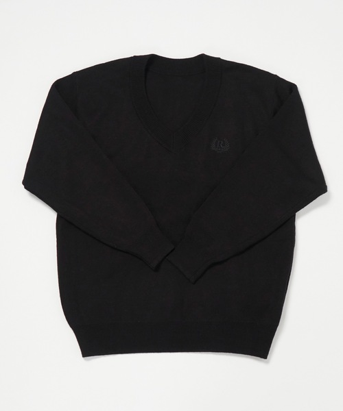 repipi armario（レピピ アルマリオ）の「【repipi armario / レピピアルマリオ】キッズスクールセーター　Vネック　ニット（ニット/セーター・キッズ・ネイビー/ブラック/グレー・150/160/140/170）」の5枚目の写真