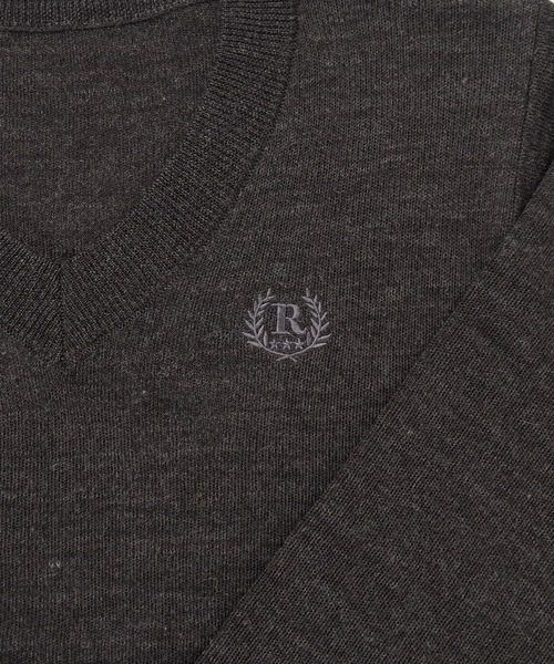 repipi armario（レピピ アルマリオ）の「【repipi armario / レピピアルマリオ】キッズスクールセーター　Vネック　ニット（ニット/セーター・キッズ・ネイビー/ブラック/グレー・150/160/140/170）」の12枚目の写真