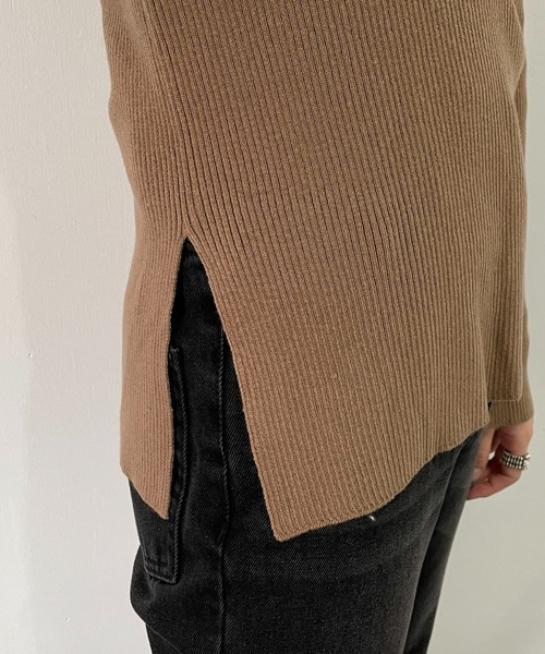 CAPRICIEUX LE'MAGE（カプリシューレマージュ）の「マルチWAYアンサンブル（ニット/セーター・レディース・ブラック/グレイッシュベージュ/キャメル・FREE）」の4枚目の写真