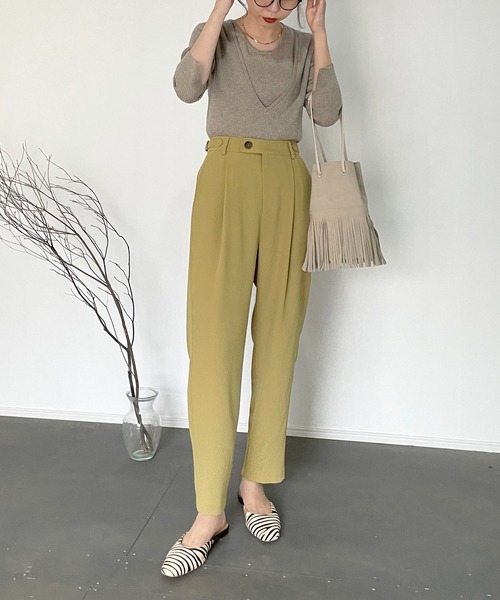 CAPRICIEUX LE'MAGE（カプリシューレマージュ）の「マルチWAYアンサンブル（ニット/セーター・レディース・ブラック/グレイッシュベージュ/キャメル・FREE）」の15枚目の写真