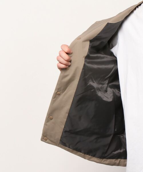 make a ray!（メイク ア レイ！）の「ノーカラー中綿 ボタンカーディガン/ ALL WEATHER-TEX（ブルゾン・メンズ・ブラック/ベージュ/オリーブ・M/L/XL）」の7枚目の写真