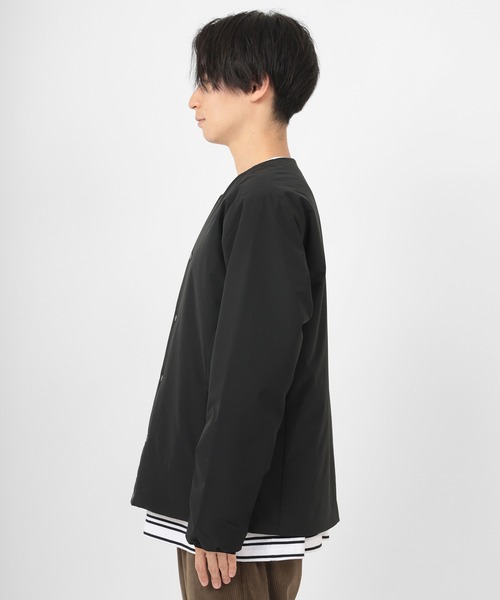 make a ray!（メイク ア レイ！）の「ノーカラー中綿 ボタンカーディガン/ ALL WEATHER-TEX（ブルゾン・メンズ・ブラック/ベージュ/オリーブ・M/L/XL）」の20枚目の写真