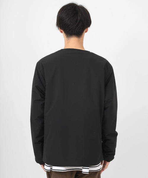 make a ray!（メイク ア レイ！）の「ノーカラー中綿 ボタンカーディガン/ ALL WEATHER-TEX（ブルゾン・メンズ・ブラック/ベージュ/オリーブ・M/L/XL）」の21枚目の写真