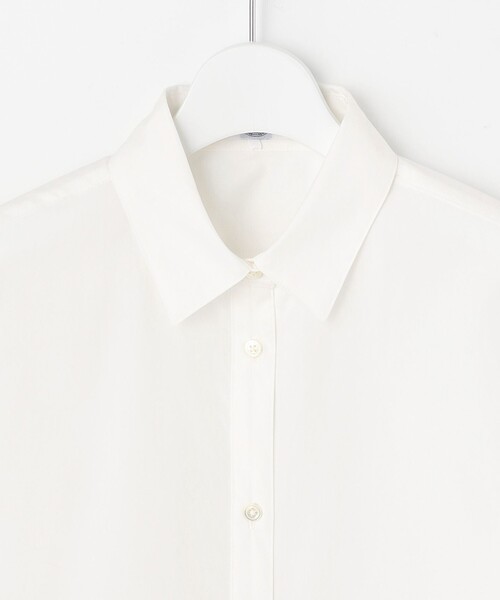 J.PRESS(ジェイプレス)の「【洗える・抗菌防臭】100/2 コンパクトブロード ブラウス(シャツ/ブラウス・レディース・ホワイト系・T13/T15/T17)」の3枚目の写真