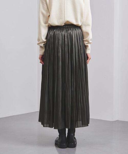 UNITED ARROWS（ユナイテッドアローズ）の「＜UNITED ARROWS＞グリッター プリーツスカート W◆（スカート・レディース・ベージュ/オリーブ・38/36）」の7枚目の写真