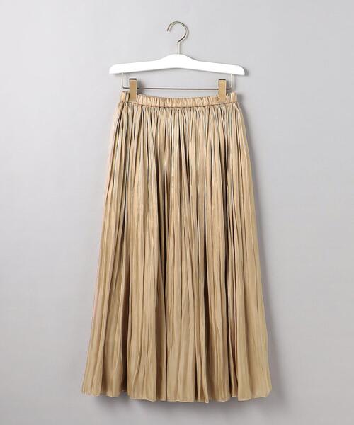 UNITED ARROWS（ユナイテッドアローズ）の「＜UNITED ARROWS＞グリッター プリーツスカート W◆（スカート・レディース・ベージュ/オリーブ・38/36）」の12枚目の写真