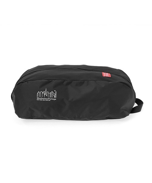 Manhattan Portage(マンハッタンポーテージ)の「Greenway Carry-All Accessory Bag Ripstop Nylon w/Mesh(クラッチバッグ・メンズ・ブラック・FREE)」の4枚目の写真
