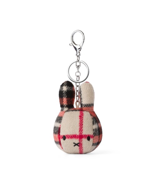 Miffy（ ミッフィー）の「BON TON TOYS バッグチャーム Miffy Check（キーホルダー・レディース・ベージュ/レッド・FREE）」の3枚目の写真