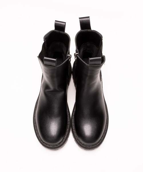 SVEC(シュベック)の「インサイドジップ サイドゴア 厚底ブーツ(ブーツ・レディース・ブラック/ダークブラウン・38/37/35/39/36)」の22枚目の写真