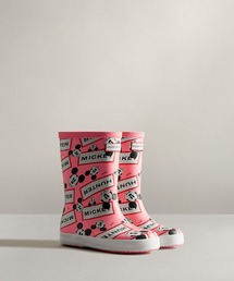 HUNTER | 【Hunter×Disney】Kids First Classic Mickey Mouse Print Boots(レインシューズ)