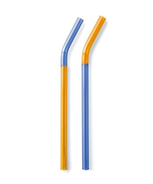 amabro（アマブロ）の「ツートーンガラスストロー / TWO TONE GLASS STRAW（カトラリー・レディース・ブルー系その他/ブラウン系その他/グリーン系その他・FREE）」の2枚目の写真