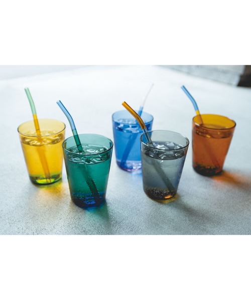 amabro（アマブロ）の「ツートーンガラスストロー / TWO TONE GLASS STRAW（カトラリー・レディース・ブルー系その他/ブラウン系その他/グリーン系その他・FREE）」の8枚目の写真