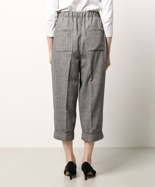 Samansa Mos2（サマンサ モスモス）の「センタープレスパンツ（その他パンツ・レディース・ブラック/ブラウン/グレー・ﾌﾘ-）」の5枚目の写真