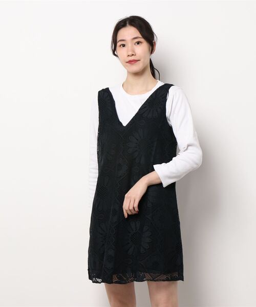 Desigual(デシグアル)の「レース ミニワンピース(ワンピース・レディース・ホワイト/ブラック/レッド・S/M/L/XL/XS)」の16枚目の写真